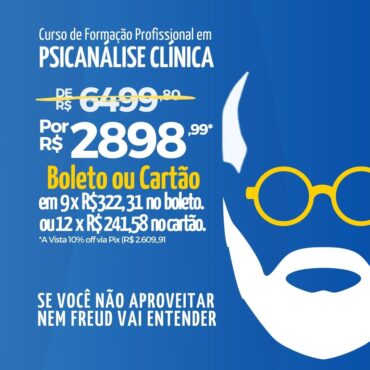 O melhor curso de psicanalise do Brasil