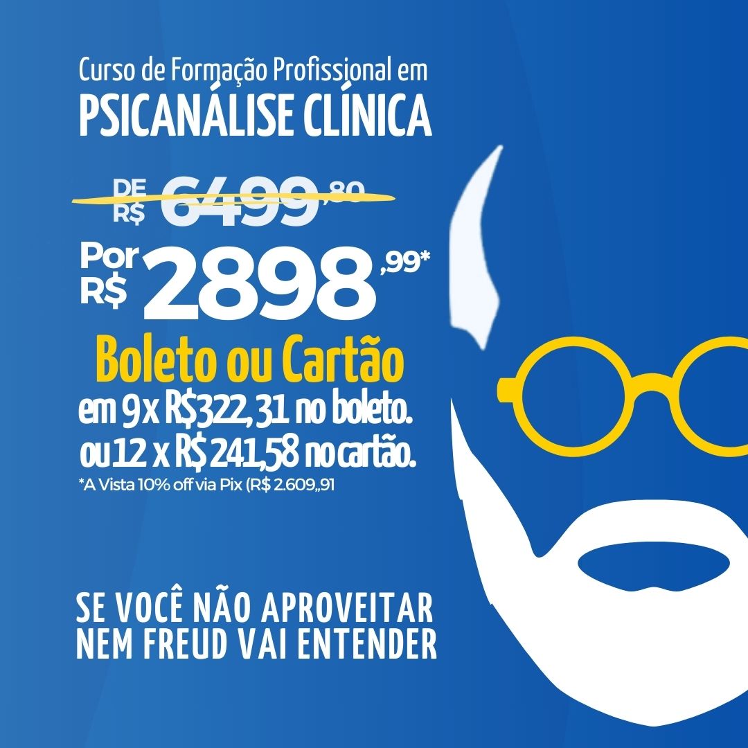 O melhor curso de psicanalise do Brasil